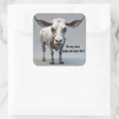 Cow Meme Sticker (Tasche)