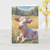 Cow Memories of Bliss Karte (Gelbe Blume)