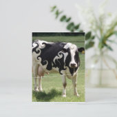 COW MIT SCHWIMMERN POSTKARTE (Stehend Vorderseite)