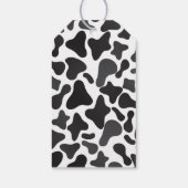 Cow Moo Birthday Danke Geschenkanhänger (Rückseite)