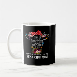 Cow Mooey Danke für die Liebe Ich glückliche Mütte Kaffeetasse
