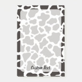 Cow-Muster Postit-Notizen Post-it Klebezettel (Vorderseite)