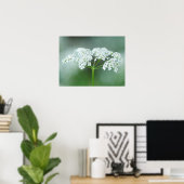 Cow Parsley Blume Poster (Heimbüro)