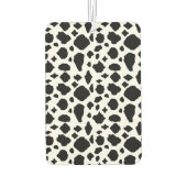 Cow Pattern Black and White Autolufterfrischer (Rückseite)