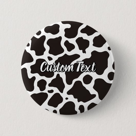 Cow Pattern Button (Vorderseite)