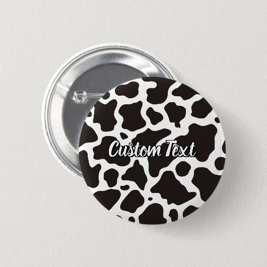 Cow Pattern Button (Vorne & Hinten)