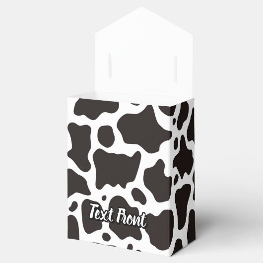 Cow Pattern Gefälligkeitsbox Geschenkschachtel (Geöffnet)