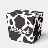 Cow Pattern Gefälligkeitsbox Geschenkschachtel (Rückseite)