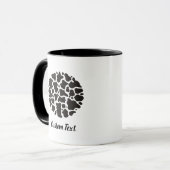 Cow Pattern Kaffeemaschine Tasse (Vorderseite Links)