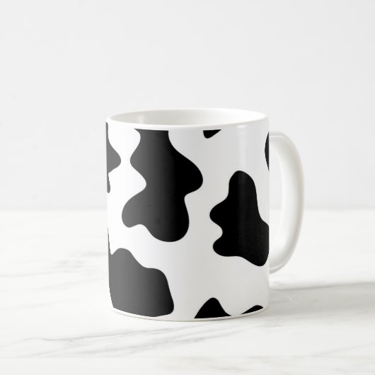 Cow Pattern Kaffeetasse (VorderseiteRechts)