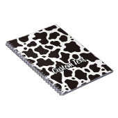 Cow Pattern Notebook Notizblock (Rechte Seite)