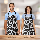 Cow Pattern Schürze