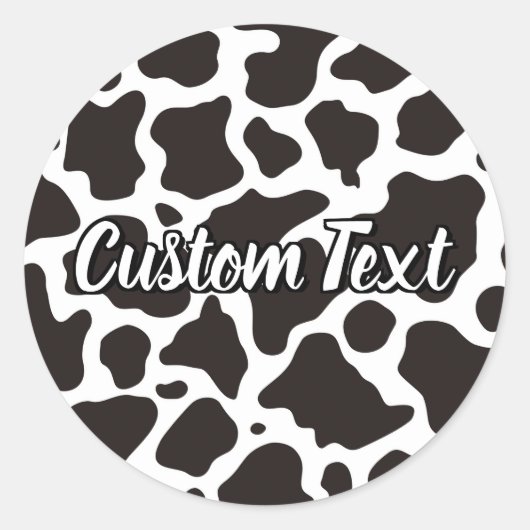 Cow Pattern Sticker (Vorderseite)
