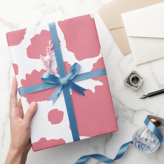 Cow Pattern Western Ändern in eine beliebige Farbe Geschenkpapier (Schenken)