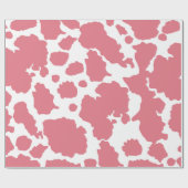 Cow Pattern Western Ändern in eine beliebige Farbe Geschenkpapier (Flach)