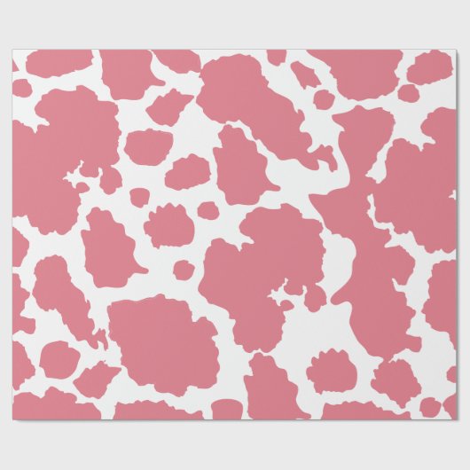 Cow Pattern Western Ändern in eine beliebige Farbe Geschenkpapier (Flach)