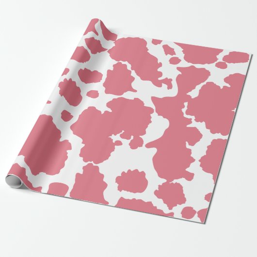Cow Pattern Western Ändern in eine beliebige Farbe Geschenkpapier (Ungerollt)