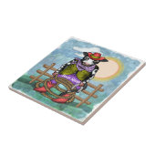 Cow Poke Fliese (Seite)