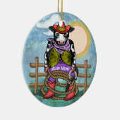 Cow Poke Keramik Ornament (Rechts)