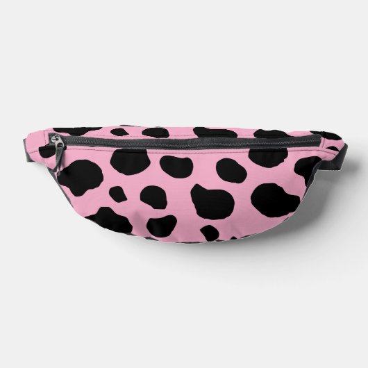 Cow Print, Cow Pattern, Cow Spots, Pink Cow Bauchtasche (Ablage )