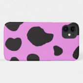 Cow Print, Cow Pattern, Cow Spots, Pink Cow Case-Mate iPhone Hülle (Rückseite (Horizontal))