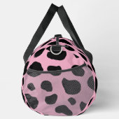 Cow Print, Cow Pattern, Cow Spots, Pink Cow Duffle Bag (Rechts)