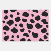Cow Print, Cow Pattern, Cow Spots, Pink Cow Geschenkpapier Set (Vorderseite)