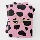 Cow Print, Cow Pattern, Cow Spots, Pink Cow Geschenkpapier Set (Beispiel)