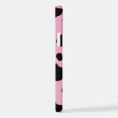 Cow Print, Cow Pattern, Cow Spots, Pink Cow iPhone Hülle (Rechte Seite)