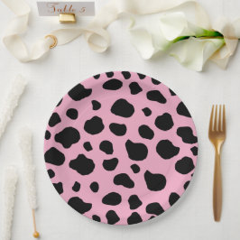 Cow Print, Cow Pattern, Cow Spots, Pink Cow Pappteller