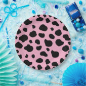 Cow Print, Cow Pattern, Cow Spots, Pink Cow Pappteller (Party)