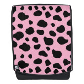 Cow Print, Cow Pattern, Cow Spots, Pink Cow Rucksack (Vorderseite)