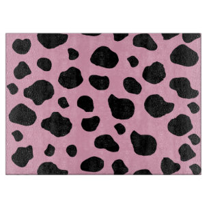 Cow Print, Cow Pattern, Cow Spots, Pink Cow Schneidebrett