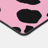 Cow Print, Cow Pattern, Cow Spots, Pink Cow Schreibtischunterlage (Ecke)