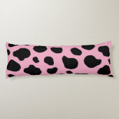 Cow Print, Cow Pattern, Cow Spots, Pink Cow Seitenschläferkissen (Rückseite)
