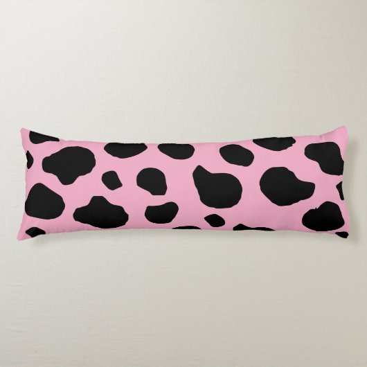 Cow Print, Cow Pattern, Cow Spots, Pink Cow Seitenschläferkissen (Vorderseite)
