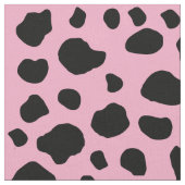 Cow Print, Cow Pattern, Cow Spots, Pink Cow Stoff (Nahaufnahme)