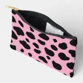Cow Print, Cow Pattern, Cow Spots, Pink Cow Zubehörtasche (Offen)
