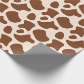Cow Print Geschenkpapier (Ecke)