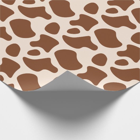 Cow Print Geschenkpapier (Ecke)