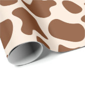 Cow Print Geschenkpapier (Rolleneckpunkt)