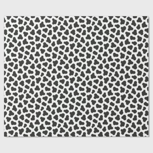 Cow Print Geschenkpapier (Flach)