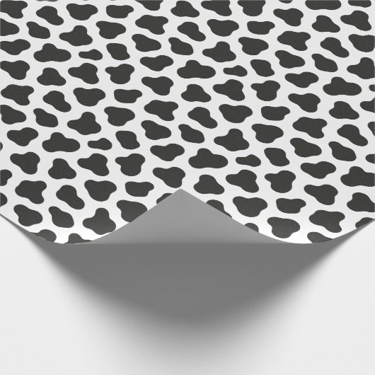 Cow Print Geschenkpapier (Ecke)