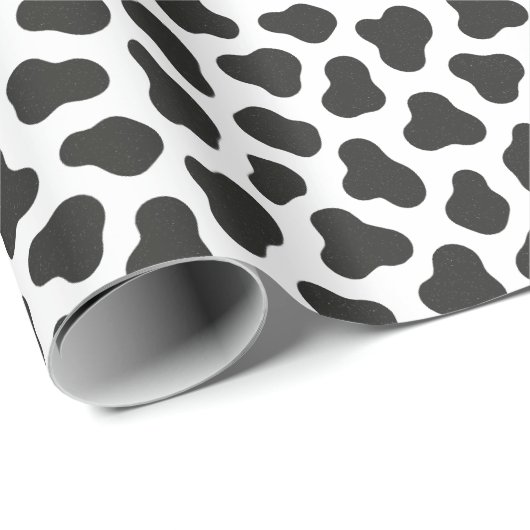 Cow Print Geschenkpapier (Rolleneckpunkt)