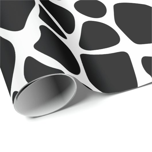 Cow Print Geschenkpapier (Rolleneckpunkt)