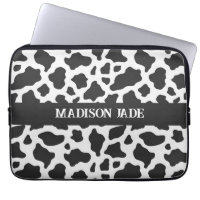 Cow Print Monogram Minimal Animal Print
