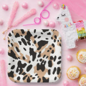 Cow print pappteller (Party)