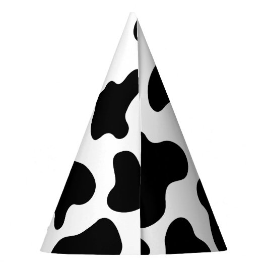 Cow Print Party Hat Partyhütchen (Rückseite)