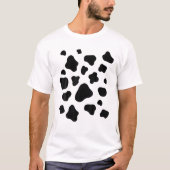 Cow Print Pattern Animal Halloween Kostüm Idee Gi T-Shirt (Vorderseite)