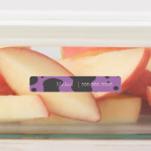 Cow Print School Class Lunch Name Number Labels Etiketten (Befestigt)